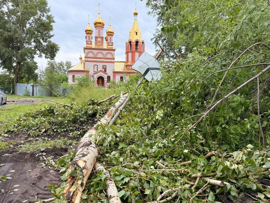 В Белогорске после урагана заметили странную особенность