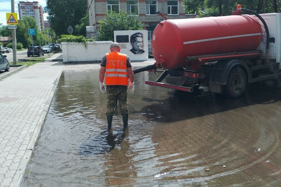 В мэрии Благовещенска озвучили где откачивали воду в течение дня 