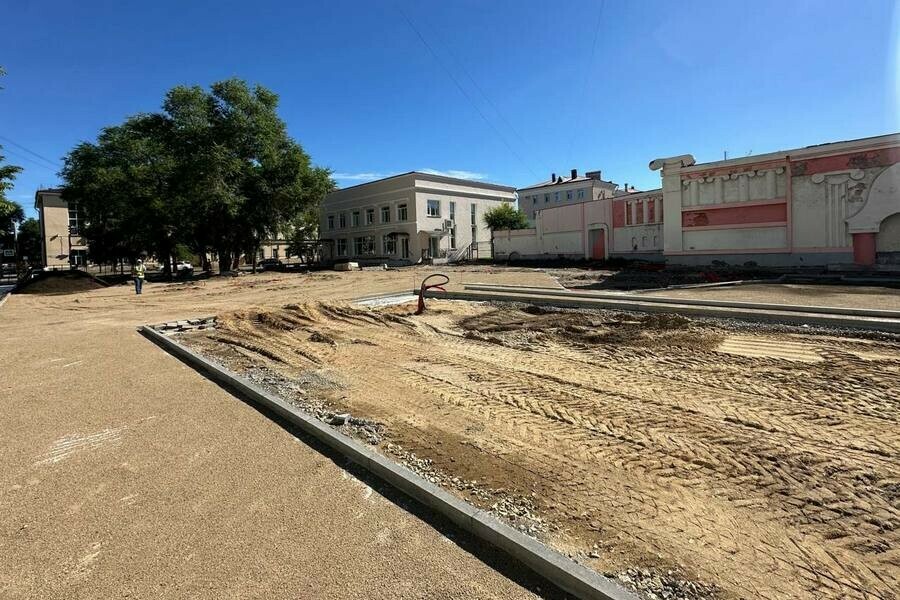 Новое пространство которое откроют уже этой осенью в центре Благовещенска посетил мэр фото