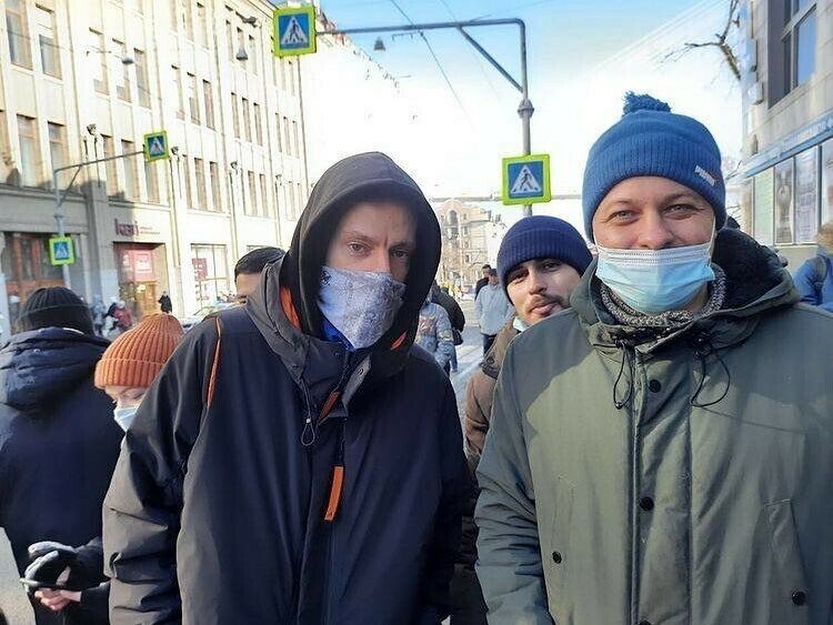 Во Владивостоке во время акции протеста был замечен Юрий Дудь