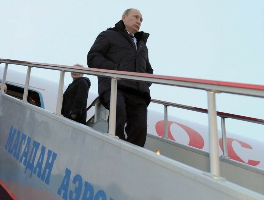 Самолет Владимира Путина приземлился на Дальнем Востоке
