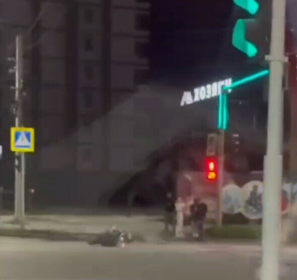 Соцсети в Благовещенске мотоциклист влетел в авто