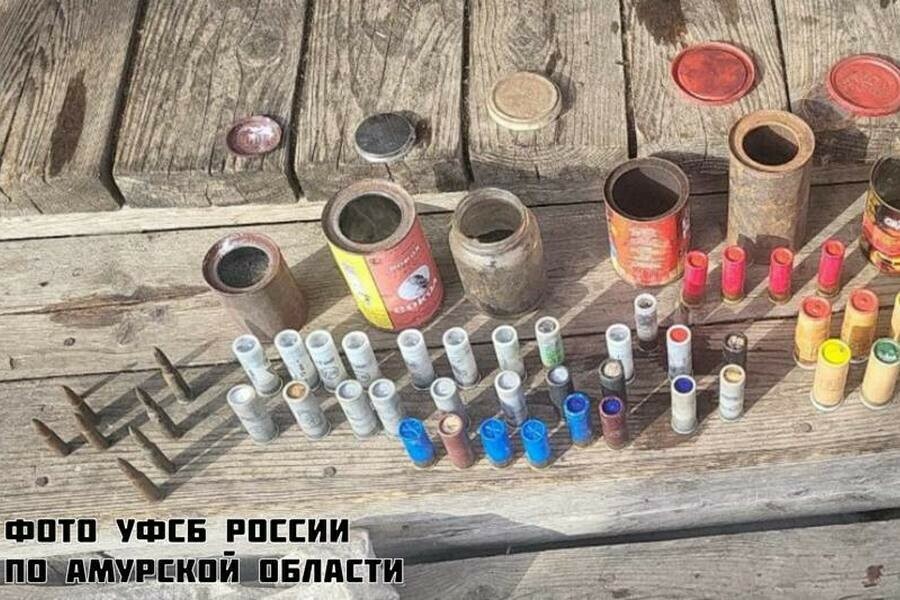 Взрывные устройства и боеприпасы нашли у жителя Приамурья
