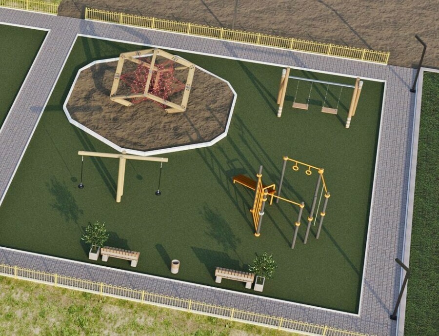 В небольшом поселке Амурской области появится детская площадка стоимостью 44 миллиона