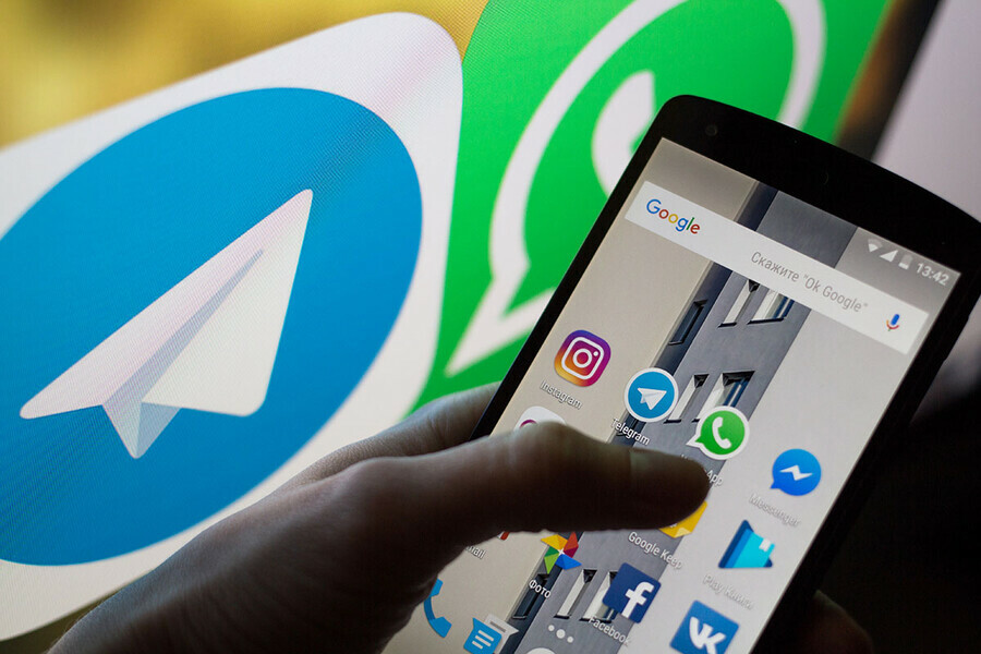 В Москве Telegram догнал WhatsApp по объему мобильного трафика