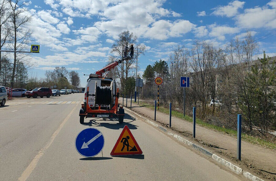 Ночью на трассе ведущей в аэропорт Благовещенска будут вести работы без перекрытия проезда