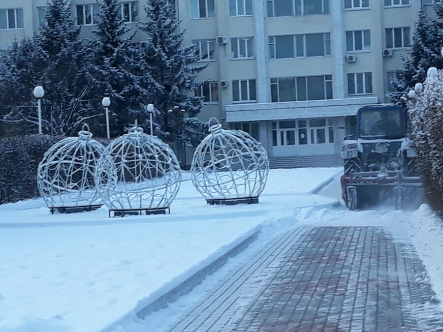 В Благовещенске выпала половина месячной нормы осадков Сколько снега не хватило до рекорда