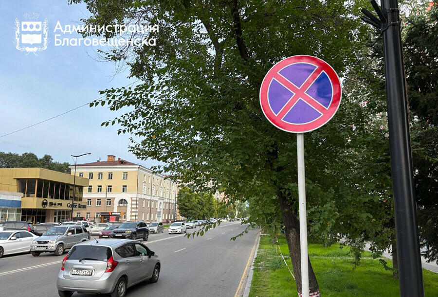 Новые правила парковки авто ввели в центре Благовещенска