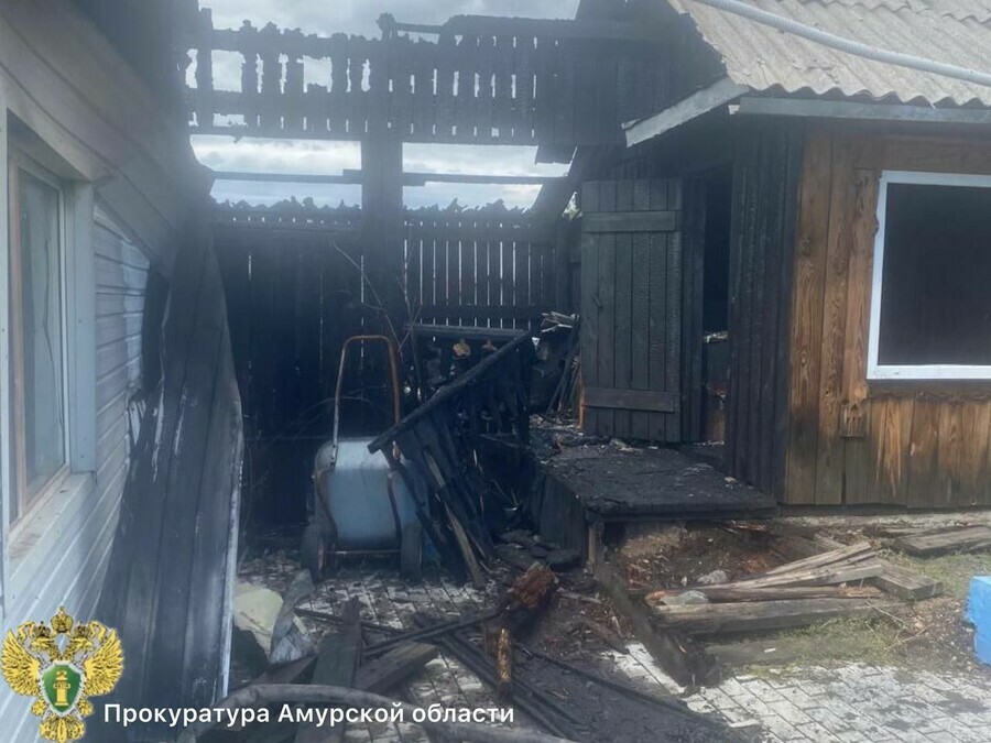 Маленькие амурчане спалили дом пенсионера в Чигирях Их родители должны выплатить 12 миллиона рублей