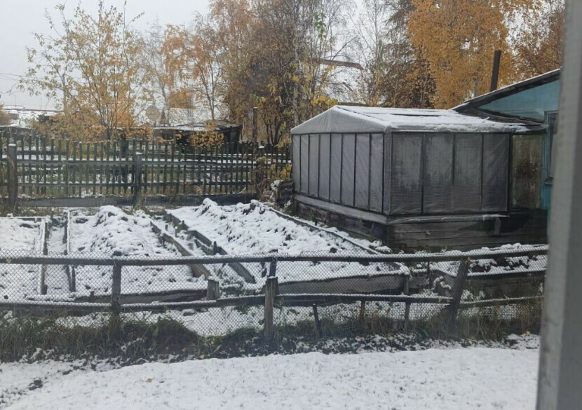 В Сибири и Якутии выпал снег
