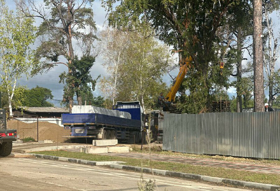 Мэр Благовещенска высказался о строителях работающих на набережной Зеи около Левашовской рощи