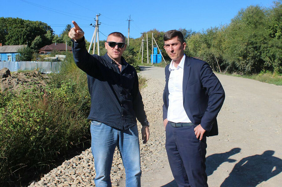 Ио главы Благовещенского округа Александр Башун начинает знакомиться с сёлами 