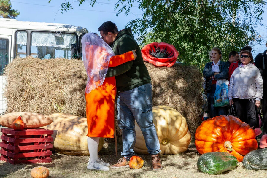 В Амурской области побит рекорд на самую большую тыкву