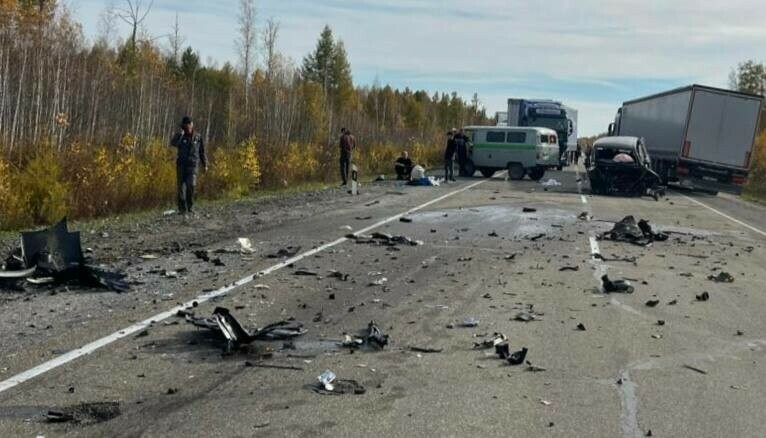 Названа предварительная причина страшного ДТП на амурской трассе Один человек не выжил фото