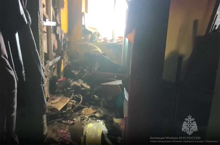В Чигирях на пожаре погиб друг человека видео