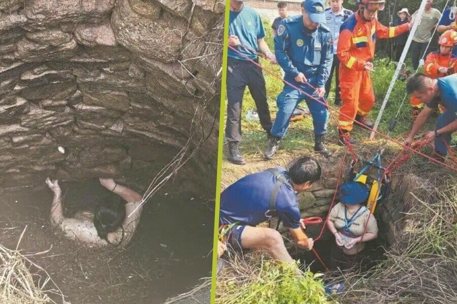 Женщина упала в старый колодец со змеями и провела там 54 часа
