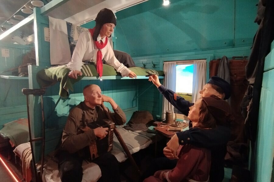 В Благовещенске гостит знаменитый Поезд Победы фото видео 