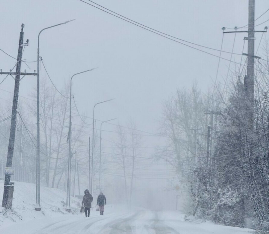Зима всё ближе Снежный циклон охватил крупный район Приамурья