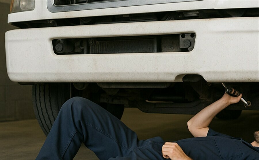 Мужчину при ремонте ходовки переехал грузовик