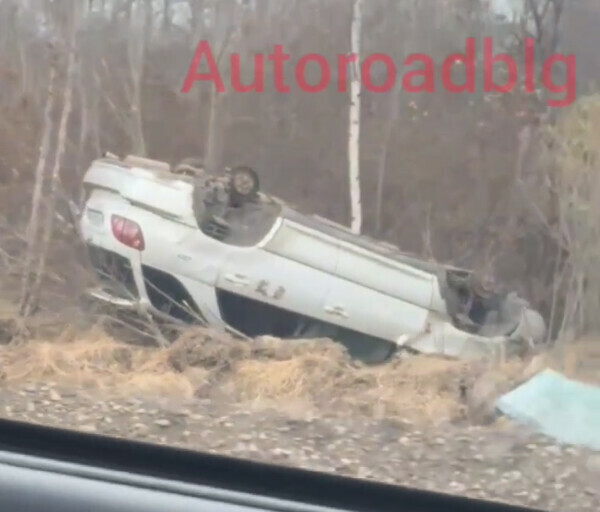 На трассе Благовещенск  Гомелевка заметили перевертыш без колес