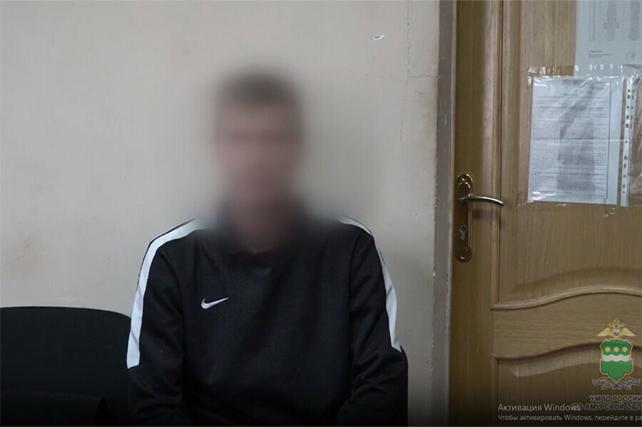 Вандалом оставлявшим надписи на домах Благовещенска оказался уроженец Приморья с уголовным прошлым видео