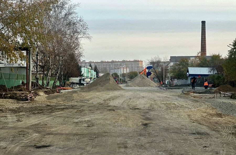 Что сейчас делают дорожники на улице Мухина в Благовещенске