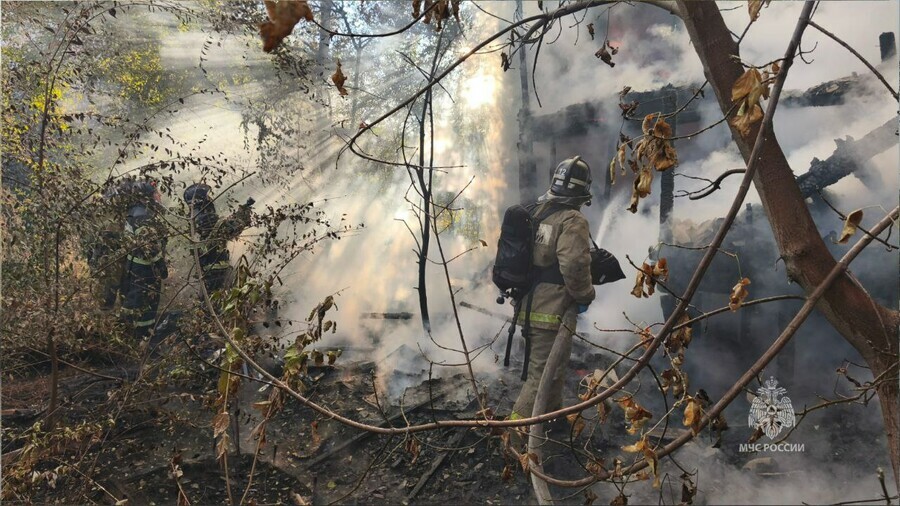 В Амурской области огонь уничтожил 36 машин и повредил 105