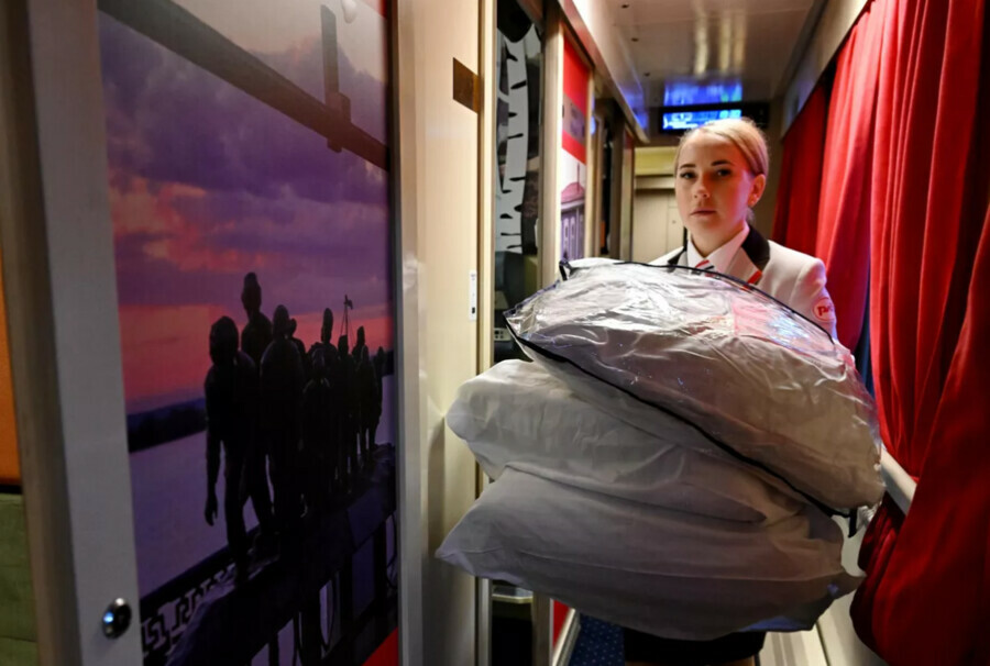 Постельное белье в плацкарте стало дополнительной услугой