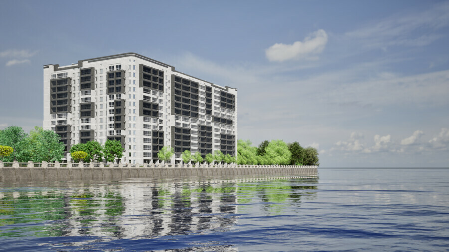 Ближе к мечте в Благовещенске на набережной началось строительство элитного ЖК с потрясающими видами на три моста