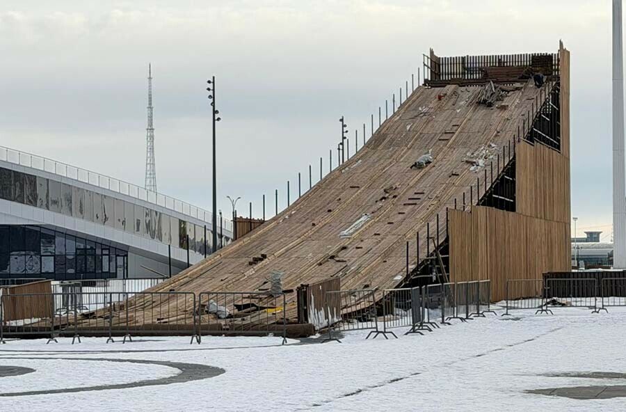 В каком стиле оформят в Благовещенске одну из крупнейших на Дальнем Востоке горку и когда ее откроют фото
