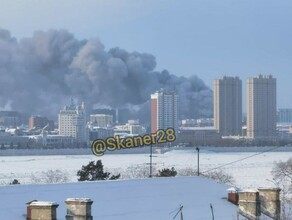 В Благовещенске проверили воздух после пожара в Хэйхэ