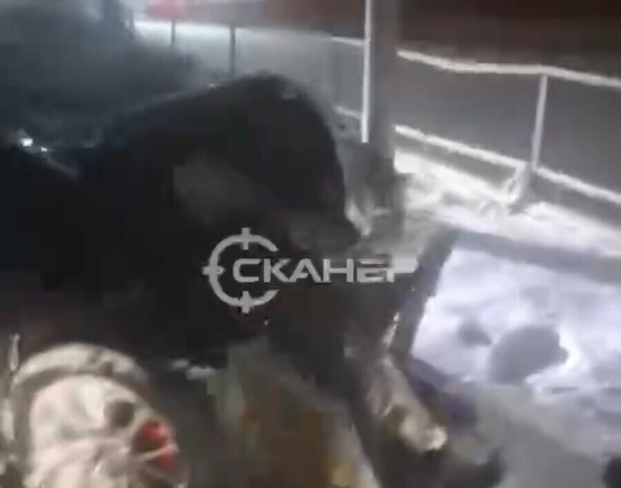 Появилось видео с жестким ДТП в Чигирях 