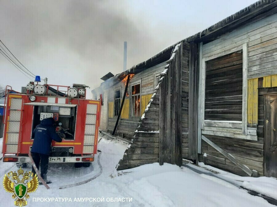 В Приамурье после крупного пожара удалось запустить котельную