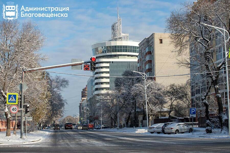 Сколько новых светофоров появится в Благовещенске в ближайшие годы