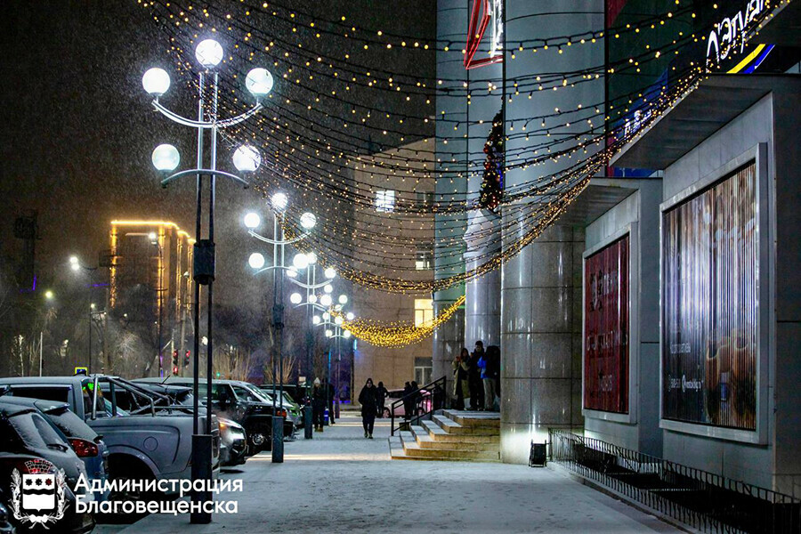 В областном центре стартовал конкурс Новогодний Благовещенск