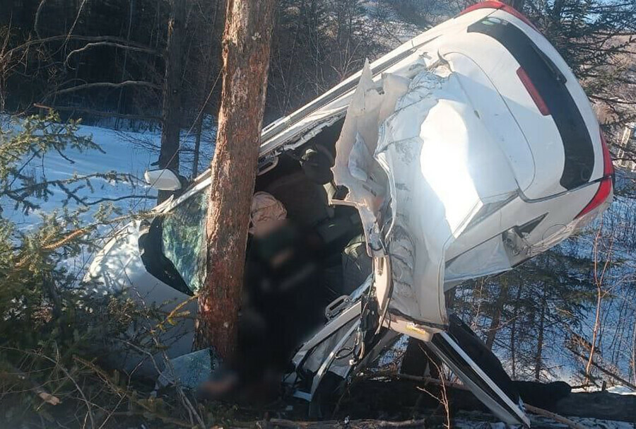 Пострадали дети водитель погиб трагичное ДТП произошло в Амурской области