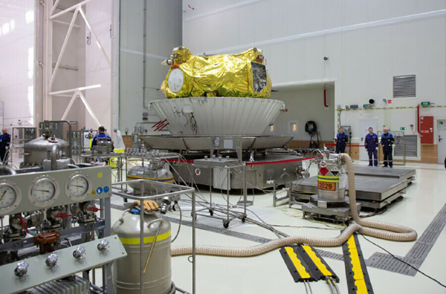 В Приамурье на космодроме Восточный разгонный блок Фрегат отправлен на заправку