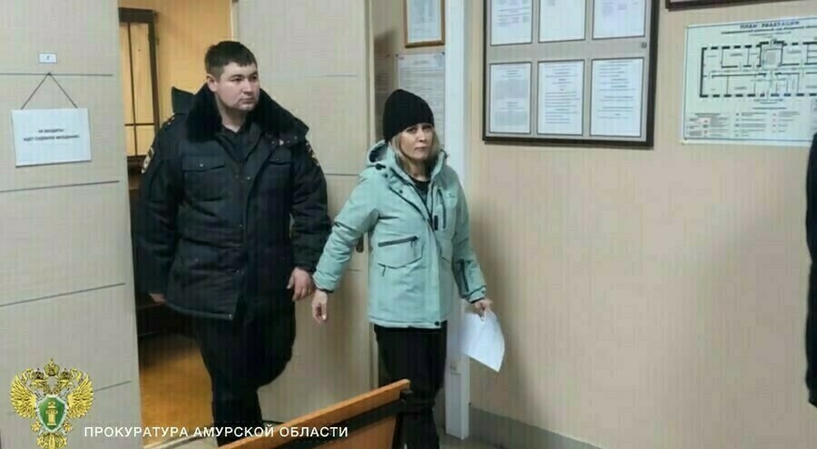 Эксдиректор муниципального учреждения из Сковородина выслушала третий по счету приговор Теперь ее отправили за решетку