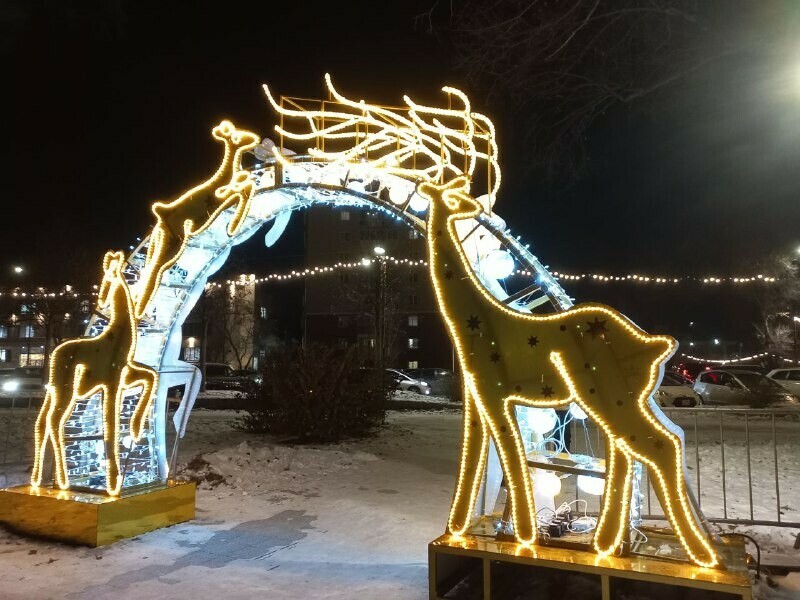 В Благовещенске создают новогоднюю сказку Фоторепортаж на Amurlife