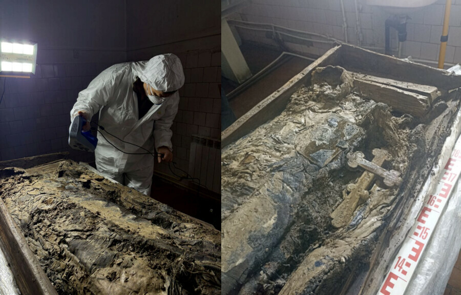 Археолог Андрей Черкасов о работе над захоронением священника XIX века Перед нами тайна за семью печатями