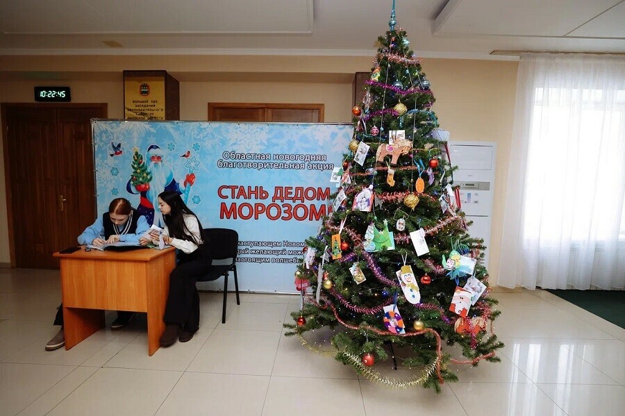 В Амурской области началась благотворительная акция каждый может стать Дедом Морозом