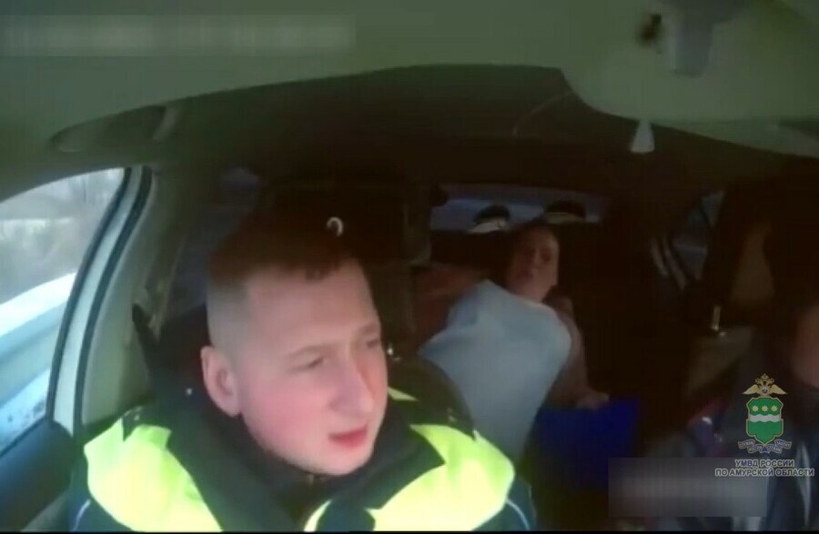 «Сын дома. Будет генералом»: в Приамурье полицейские помогли рожавшей девушке (видео)