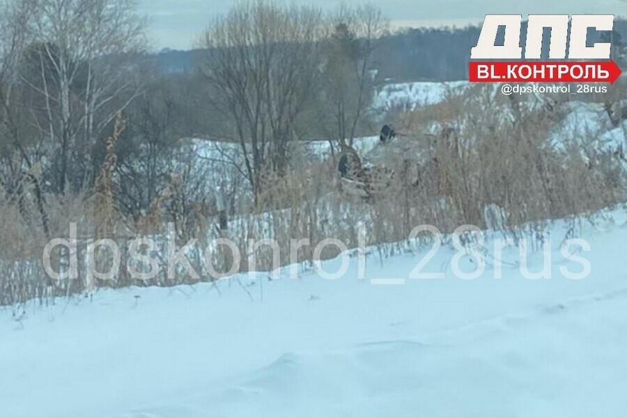 ДТП с переворотом произошло на трассе в Приамурье 