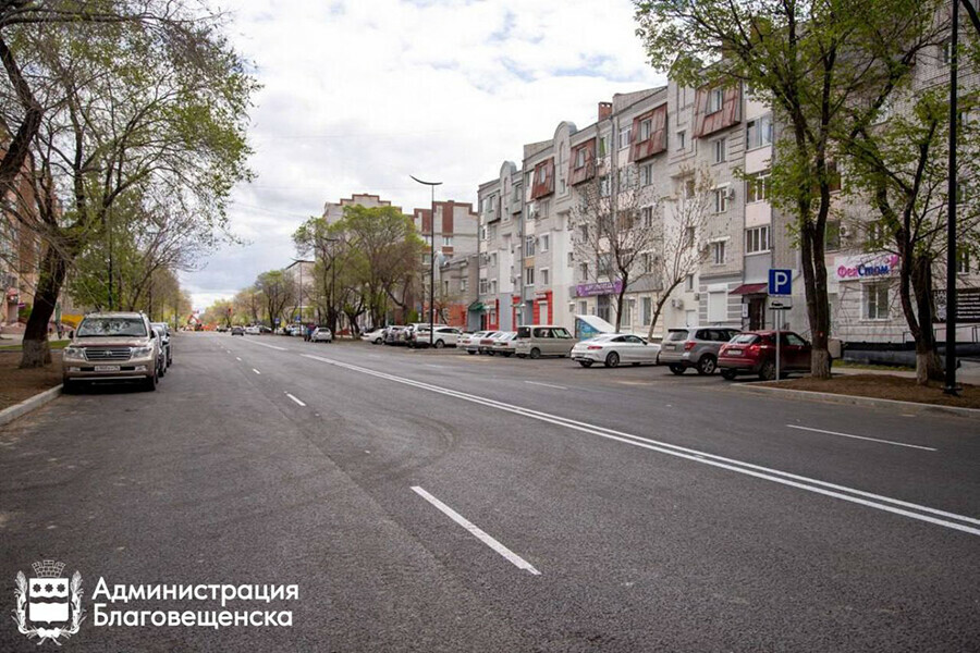 Власти на дорогах Благовещенска проводена значимая работа с ремонтом сетей