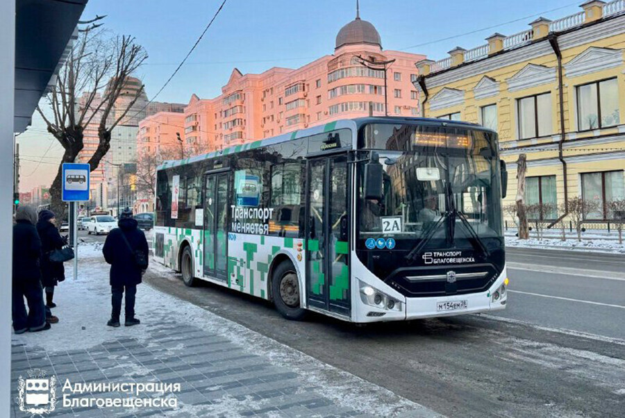 В Благовещенске цена поездки на городских автобусах вырастет