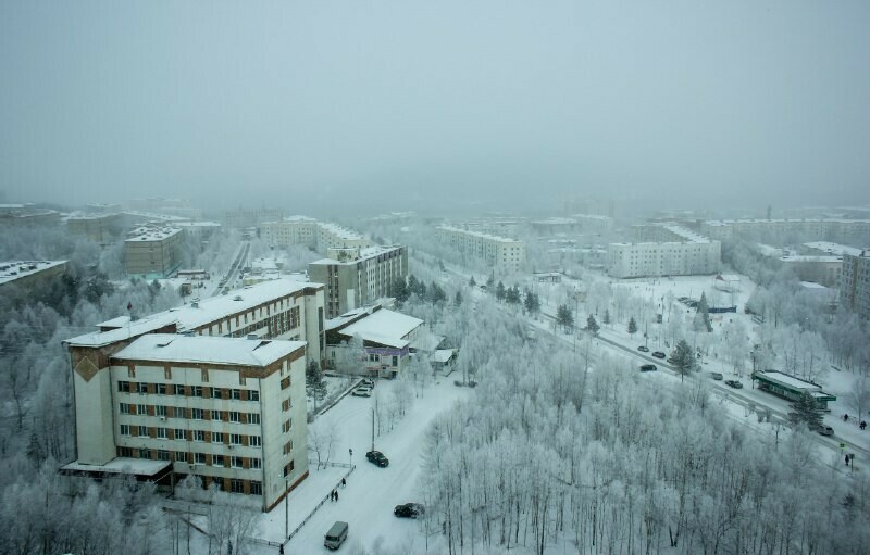 Сильные морозы установились в Тынде Детям разрешили не ходить в школу