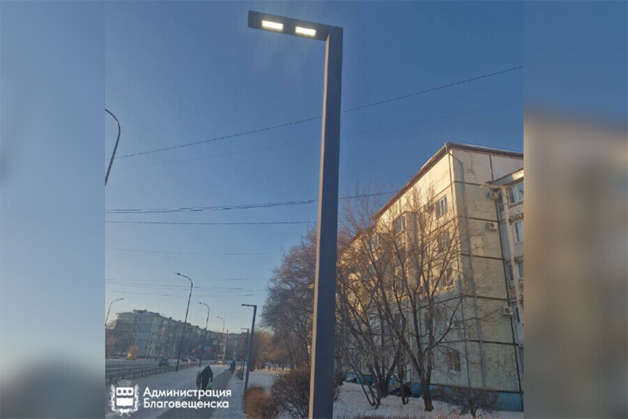 В микрорайоне Благовещенска станет светлее