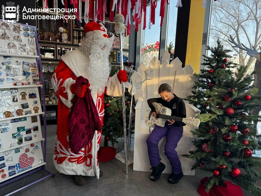 В Благовещенске заработала бесплатная резиденция Деда Мороза В какие дни туда можно попасть