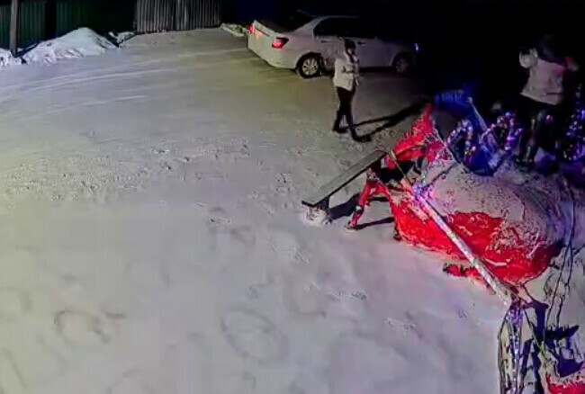 И уносят меня Съемочную группу ночного клипа по известному маршруту направил снежный скульптор видео