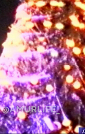 Веселье вокруг живой ёлки на площади Ленина Новогодние гуляния начала 90х в Благовещенске